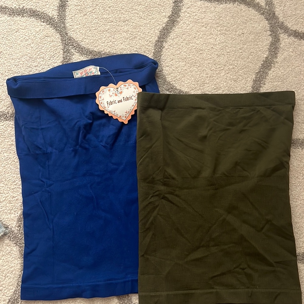 women’s tube top one still with tags never worn